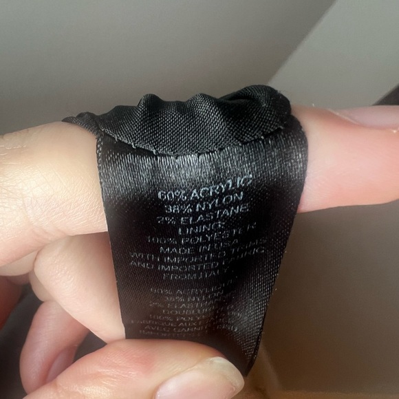 Nanette Lepore Cassis Knit Pencil Skirt Purple Black Textured Size 14 Buttons - Picture 10 of 10